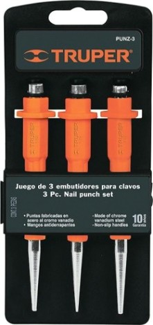Набор добойников TRUPER PUNZ-3 3 шт. 18064 [18064]