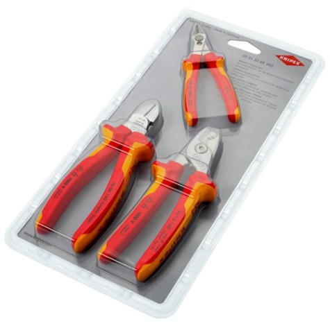 Набор электрика KNIPEX KN-003130BKV02 3 предмета Набор электрика KNIPEX KN-003130BKV02 3 предмета