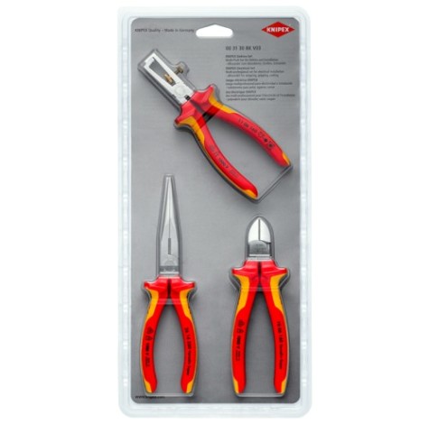 Набор электрика KNIPEX KN-003130BKV03 3 предмета Набор электрика KNIPEX KN-003130BKV03 3 предмета