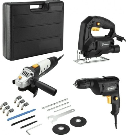 Набор электроинструментов DEKO (8 предметов) [063-4269]