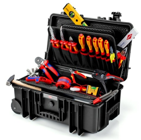 Набор электромонтажного инструмента KNIPEX KN-002133E Robust26 Move Electric в кейсе,22 предм. Набор электромонтажного инструмента KNIPEX KN-002133E Robust26 Move Electric в кейсе,22 предм.