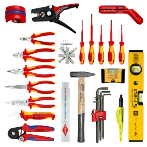 Набор электромонтажного инструмента KNIPEX KN-002133E Robust26 Move Electric в кейсе,22 предм. Набор электромонтажного инструмента KNIPEX KN-002133E Robust26 Move Electric в кейсе,22 предм.