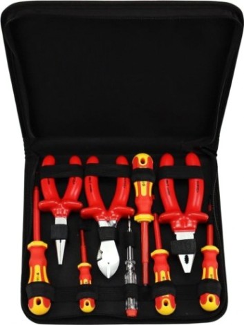 Набор электромонтажного инструмента Sturm 1310-02-T9 инструмента 9 предм, тканевый кейс Набор электромонтажного инструмента Sturm 1310-02-T9 инструмента 9 предм, тканевый кейс