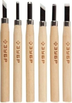 Набор фигурных стамесок ЗУБР "ЭКСПЕРТ" 6 преметов 18375-Н6