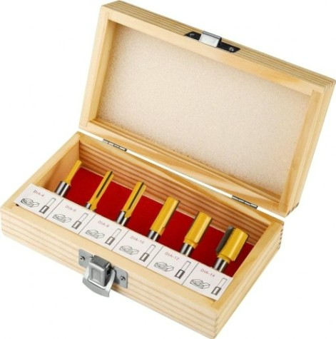 Набор фрез по дереву DEKO DH06-1 (8 мм, 6 предметов) [065-0788]