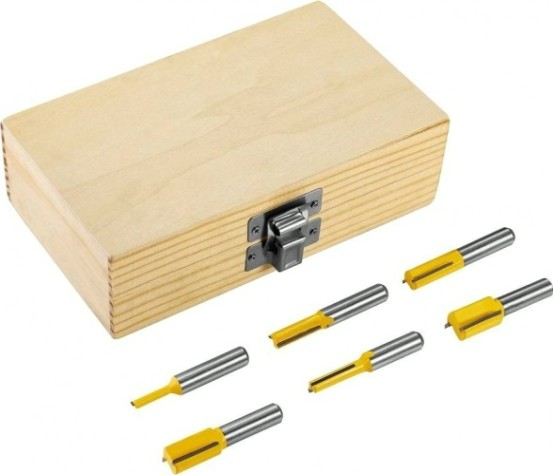 Набор фрез по дереву DEKO DH06-1 (8 мм, 6 предметов) [065-0788]