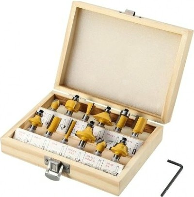 Набор фрез по дереву DEKO RBS12 12 предметов [065-0726]