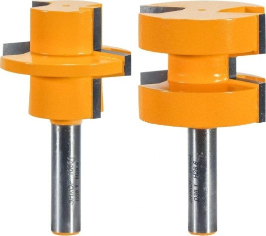 Набор фрез по дереву ЭНКОР ф38.1х28.6, хв. 8мм 2 шт. [10600]