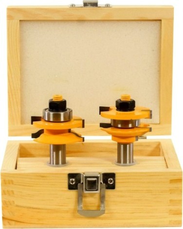 Набор фрез по дереву ЭНКОР комбинированных рамочных, хв.12мм [9340]