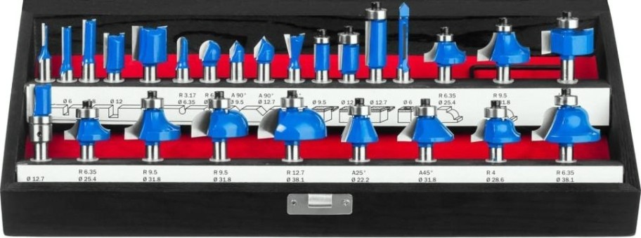 Набор фрез по дереву ЗУБР ПРОФЕССИОНАЛ 26 шт. [28796-H26]