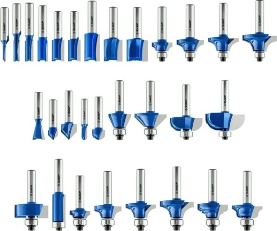 Набор фрез по дереву ЗУБР ПРОФЕССИОНАЛ 30 шт. [28796-H30]