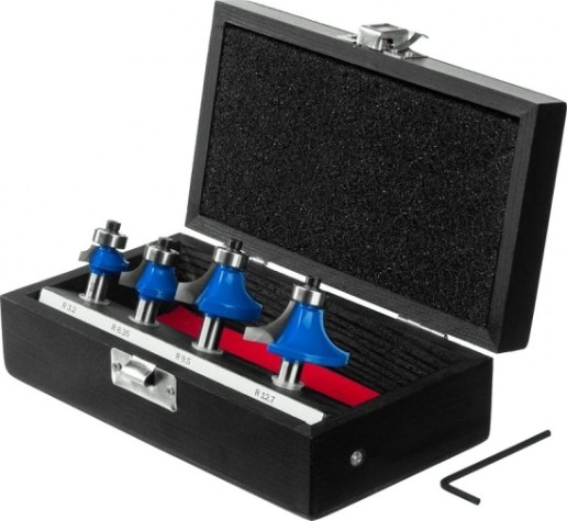 Набор фрез по дереву ЗУБР ПРОФЕССИОНАЛ 4 шт. [28795-H4-2]