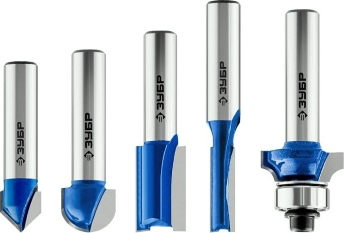 Набор фрез по дереву ЗУБР ПРОФЕССИОНАЛ 5 шт. [28795-H5]