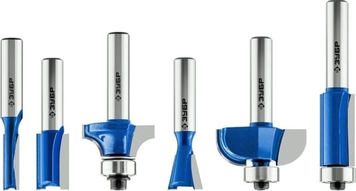 Набор фрез по дереву ЗУБР ПРОФЕССИОНАЛ 6 шт. [28795-H6]