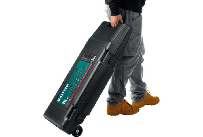 Набор гидроинструмента для правки кузова KRAFTOOL 43435-10 усилие 10 т, в кейсе 18 предметов