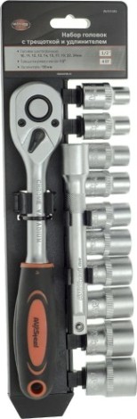 Набор головок 1/2" AV Steel AV-011012 12 предметов