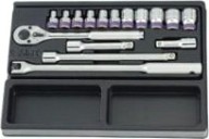 Набор головок 1/2" KING TONY 4016MR 1/2", 16 предметов