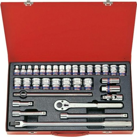Набор головок 1/2" KING TONY 4034MR 1/2", 33 предмета