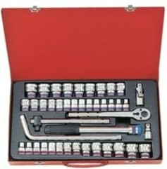 Набор головок 1/2" KING TONY 4044CR 1/2", 43 предмета