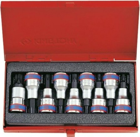 Набор головок 1/2" KING TONY 4109PR 1/2", 9 предметов TORX