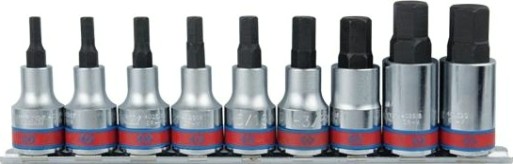 Набор головок 1/2" KING TONY 4110SR10 1/2", 9 предметов