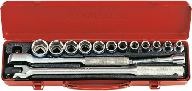 Набор головок 1/2" KING TONY 4501MR 1/2", 15 предметов