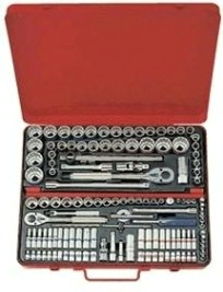 Набор головок 1/2" KING TONY 9033СR 1/4", 3/8", 1/2", 135 предметов [9033CR]