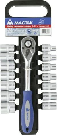 Набор головок 1/2" МАСТАК 0-4015H 1/2", 15 предметов