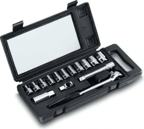 Набор головок 1/2" STANLEY 1-87-065 15 предметов Набор головок 1/2" STANLEY 1-87-065 15 предметов