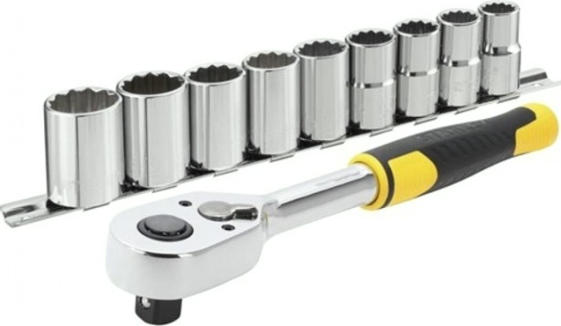 Набор головок 1/2" STANLEY STMT82671-0 10 предметов Набор головок 1/2" STANLEY STMT82671-0 10 предметов