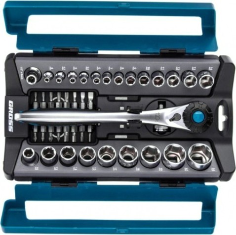 Набор головок 1/4", 1/2" GROSS 41 предмет 14143 [14143]