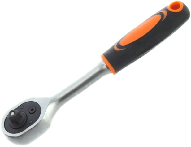 Набор головок 1/4" AV Steel AV-011412 с трещоткой, 12 предм.