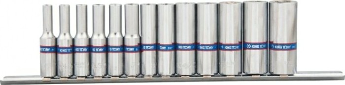Набор головок 1/4" KING TONY 2311MR 4-14 мм, 13 предметов