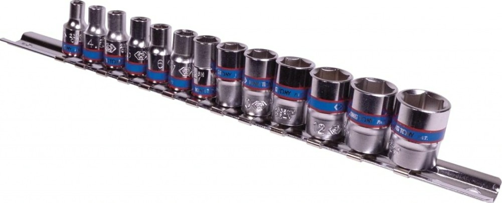 Набор головок 1/4" KING TONY 2513MR 1/4", 13 предметов