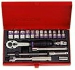 Набор головок 1/4" KING TONY 2521MR 1/4", 19 предметов