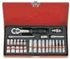 Набор головок 1/4" KING TONY 2526SR 1/4", 26 предметов