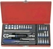 Набор головок 1/4" KING TONY 2531МR 1/4", 31 предмет [2531MR]