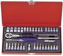 Набор головок 1/4" KING TONY 2539МR 1/4", 39 предметов [2539MR]