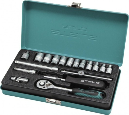 Набор головок 1/4" STELS 18 предметов 13573 [13573]