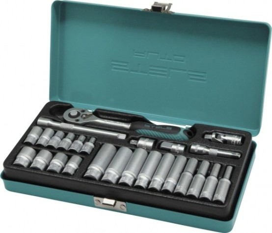 Набор головок 1/4" STELS 26 предметов 13574 [13574]