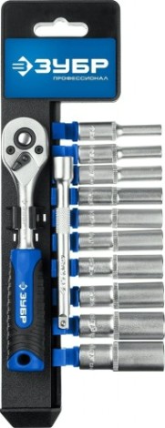 Набор головок 1/4" ЗУБР Профессионал ТМ-12У 12 пред. [27651-H12]