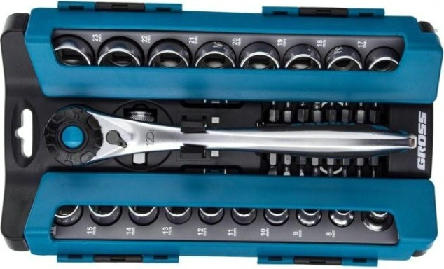 Набор головок 3/8", 1/2" GROSS 36 предметов 14145 [14145]