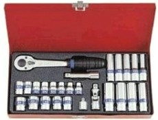 Набор головок 3/8" KING TONY 3027МR 3/8", 26 предметов [3027MR]