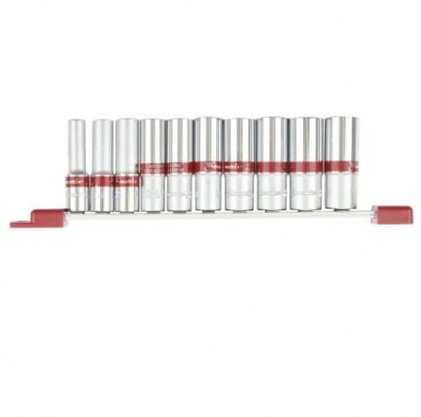 Набор головок 3/8" MATRIX 13591 удлиненных торцевых 10 шт. Набор головок 3/8" MATRIX 13591 удлиненных торцевых 10 шт.