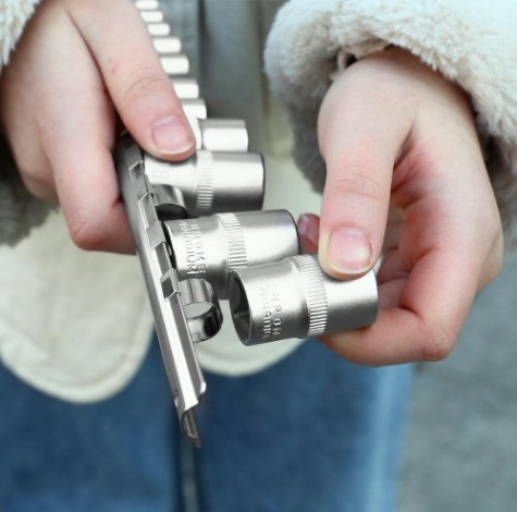 Набор головок DEKO DKSS13-1 универсальных 1/4", 3/8", 1/2" [065-0328]