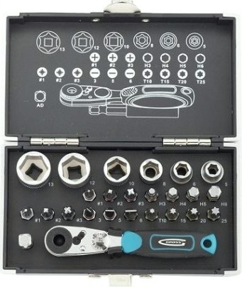 Набор головок и бит 1/4" GROSS 26 предметов 11361 [11361]