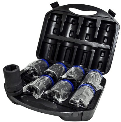 Набор головок с посадкой 1" БелАК к-т 8 шт. (27,30,32,33,34,36,38,41 мм.) [БАК.00108]