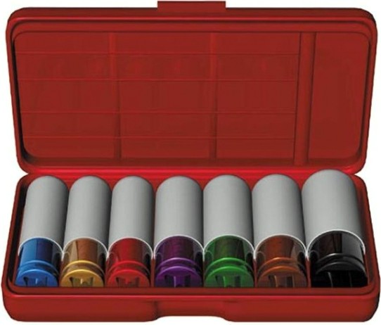 Набор головок СОРОКИН 1.707 для гайковерта 7шт, 1/2" 17-27 мм Набор головок СОРОКИН 1.707 для гайковерта 7шт, 1/2" 17-27 мм