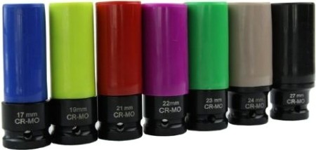 Набор головок СОРОКИН 1.707 для гайковерта 7шт, 1/2" 17-27 мм