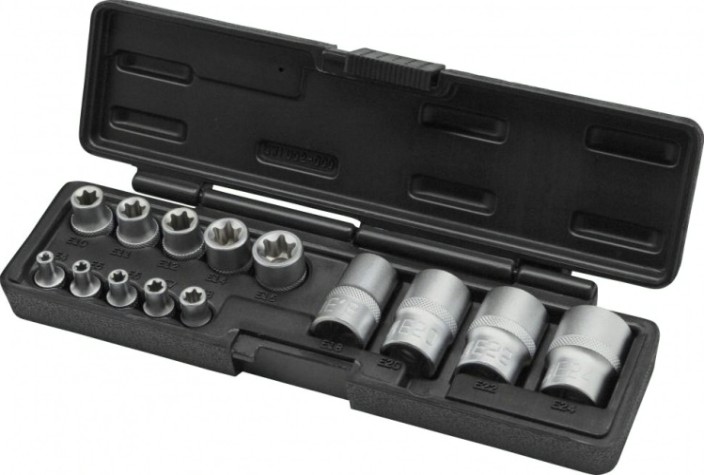 Набор головок TORX 1/4" 3/8" 1/2" STELS 14 предметов 13675 [13675]